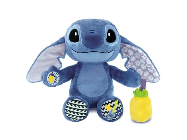 Clementoni Disney Baby Stitch Calm & Play Musical Plush, Tecknad figur, 0 År, Interaktiv, Låter, AAA