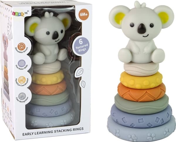 LeanToys Koala pyramidi vauvoille