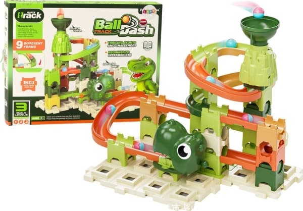 LeanToys Byggklossar Dinosaurie Kulbana 9 nivåer 60 El