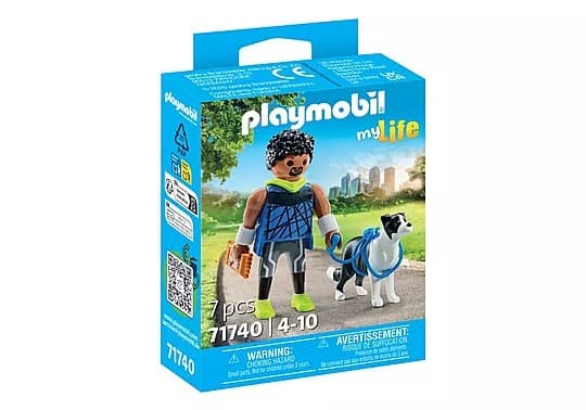 Playmobil PLM HOMME SPORTIF BORDER COLLIE, 41,62 g