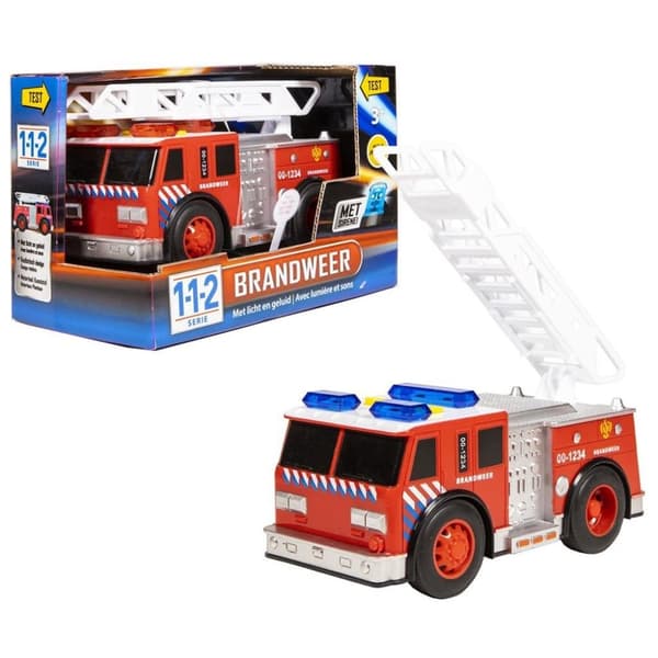 112 Brandbil + Ljus och ljud