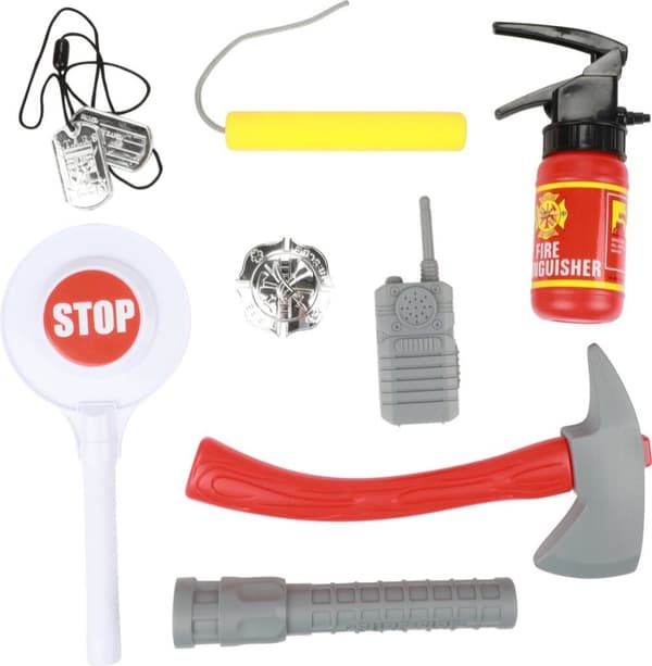 Toi Toys Fire Fighter Brandmandstaske med tilbehør 25x16x6cm