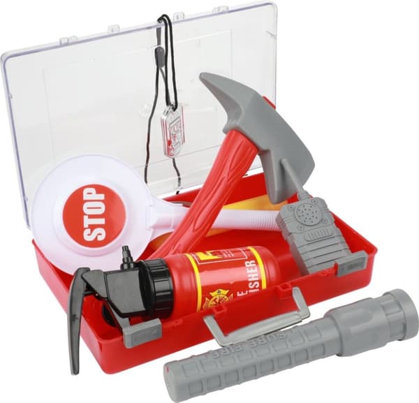 Toi Toys Fire Fighter Brandmandstaske med tilbehør 25x16x6cm
