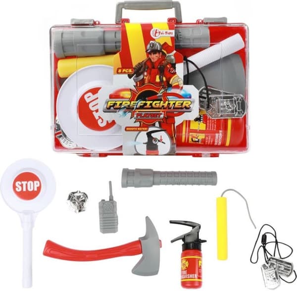 Toi Toys Fire Fighter Brandmandstaske med tilbehør 25x16x6cm