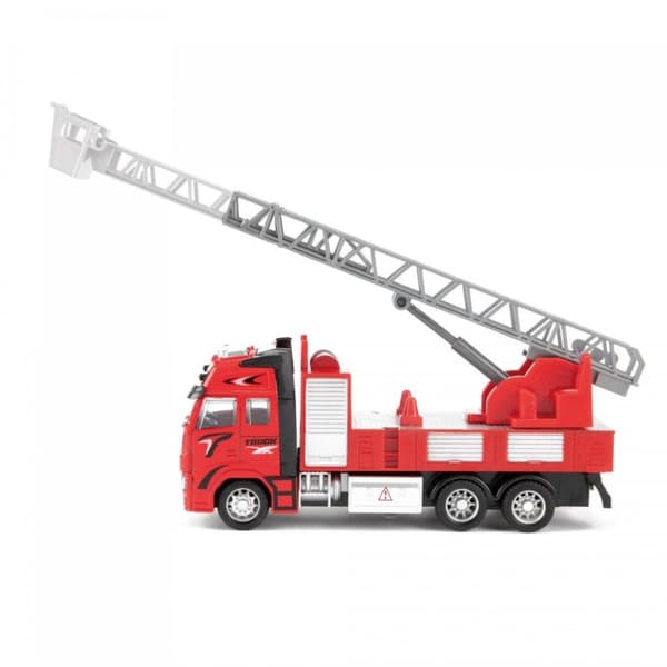 Metal Brandbil 1:38 Rød 12CM