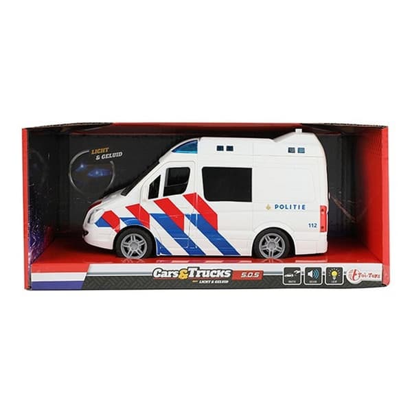 Toi-Toys biler og lastbiler Politibus + lys og lyde
