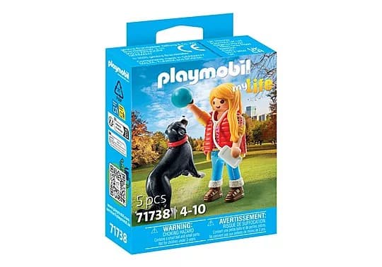 PLAYMOBIL My Life Woman with Mountain Dog 71738 (71738)