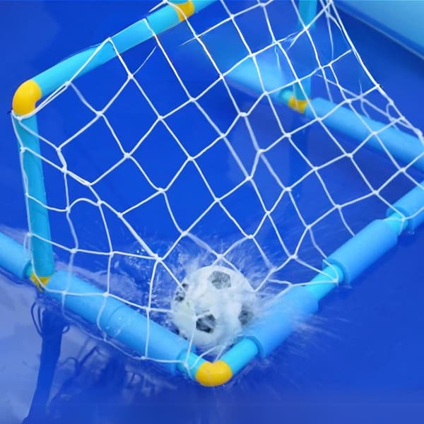 WOOPIE Vattenbasket Set 2in1 Fotbollsmål + Bollar + Pump