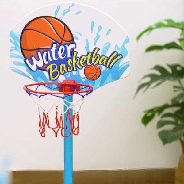 WOOPIE Vattenbasket Set 2in1 Fotbollsmål + Bollar + Pump