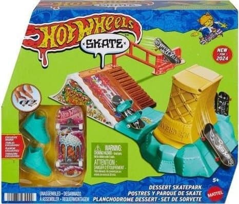Hot Wheels Hot Wheels Skate Skatepark + Skateboard HXK91