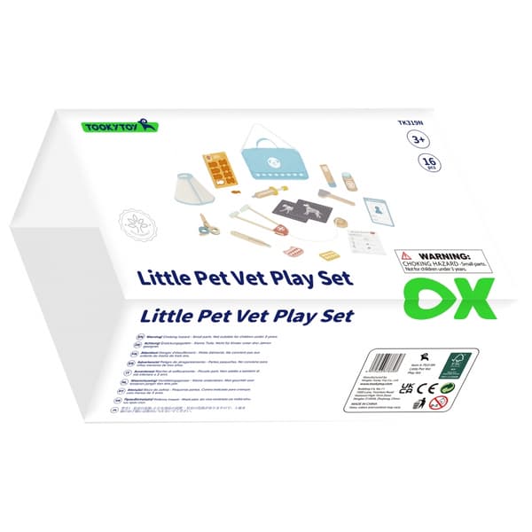 TOOKY TOY Veterinär Set Väska 17st