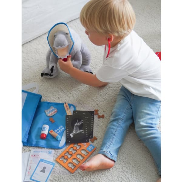 TOOKY TOY Veterinär Set Väska 17st