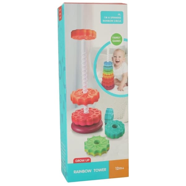Muovinen Rainbow Tower taaperoille, 12m+