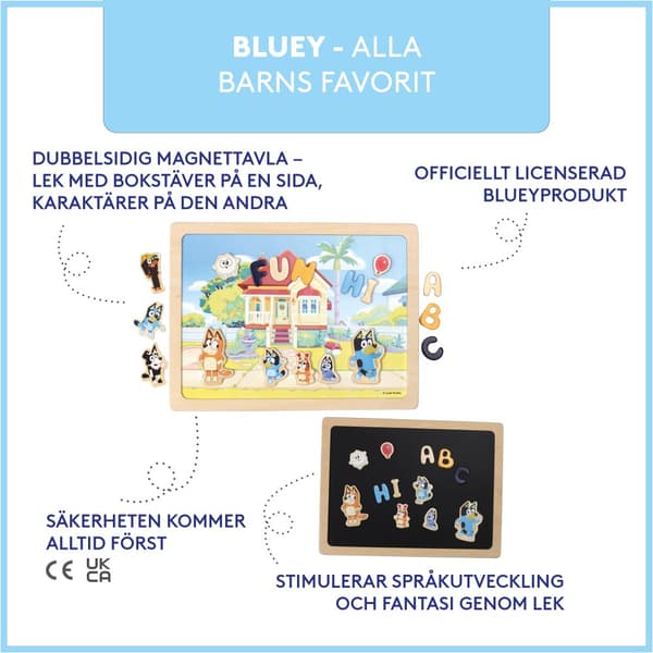 Bluey Magnettavla Micki
