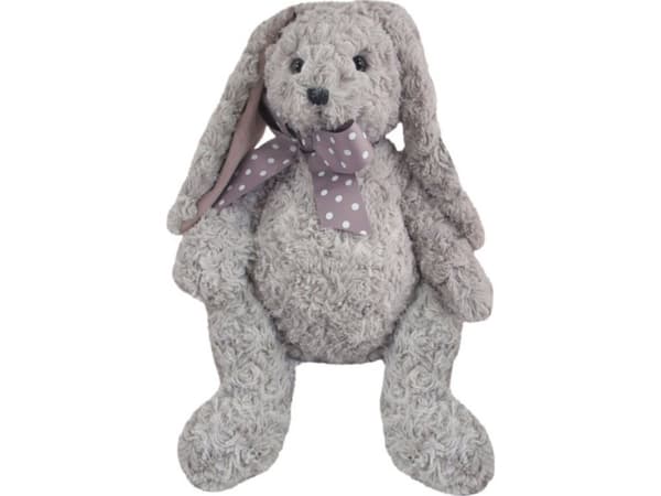 Beppe maskotti Harmaa Caramen jänis villatakki 28 cm universaali