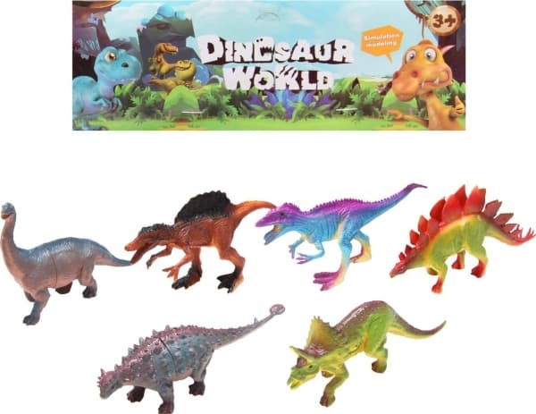 DINOSAURUKSET 6 KPL