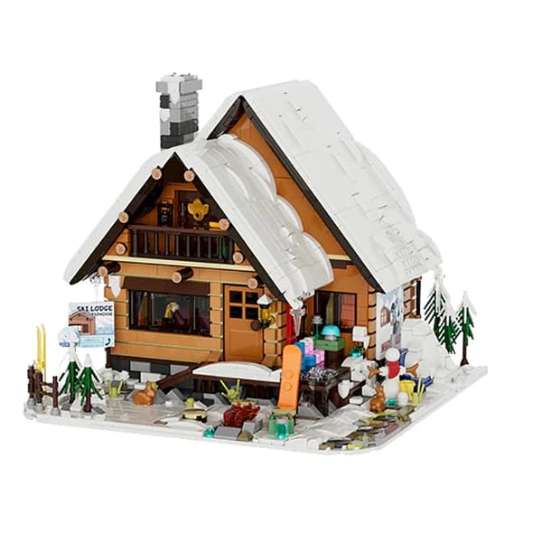 Snow Hut Byggesæt, 2187 DELE, Interaktive Vinterdetaljer,med tal
