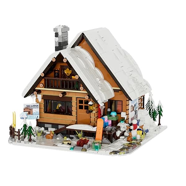 Snow Hut Byggesæt, 2187 DELE, Interaktive Vinterdetaljer,med tal