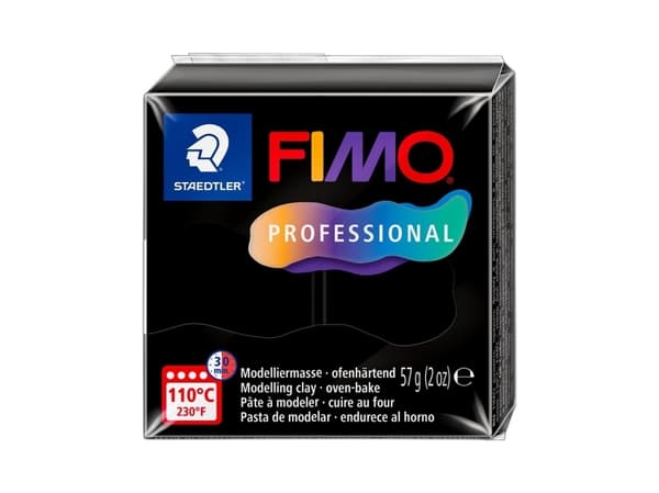 Staedtler FIMO 8040, Modelleringsleire, Sort, Voksen og barn, 1 stykker, Gutt/Jente, 1 farger
