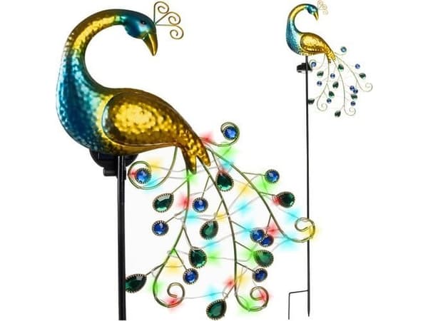 Gardlov 25281 peacock solar lamp