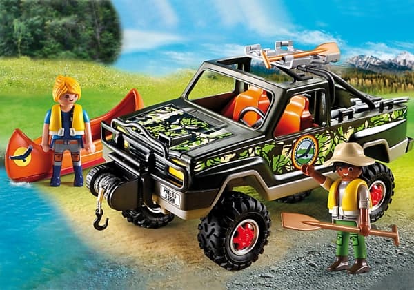 Playmobil Wild Life Adventure Pickup Truck, 4 år, Flerfarget