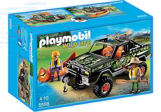 Playmobil Wild Life Adventure Pickup Truck, 4 år, Flerfarget