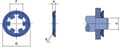 Pikkukuva 1 / 4: Reely Sulakerengas Sopii akselin halkaisijalle: 2 mm 20 kpl