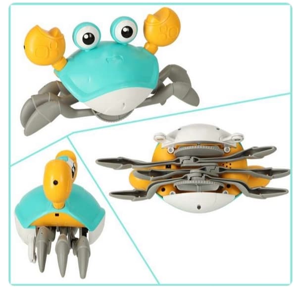 Nyhet Funny Crab krabbakrypare Baby Krabba, Krypande Leksak