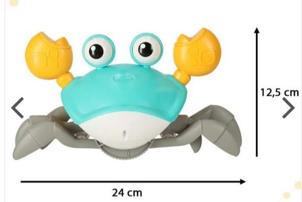 Nyhet Funny Crab krabbakrypare Baby Krabba, Krypande Leksak