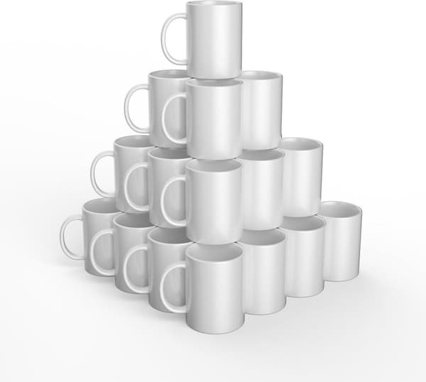 Cricut 2008945 Mugg 425 ml vit förpackning om 36 (2008945)