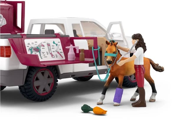 Horse Club Mobil Veterinär med Släp Schleich