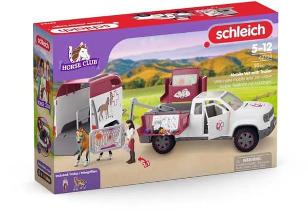 Horse Club Mobil Veterinär med Släp Schleich