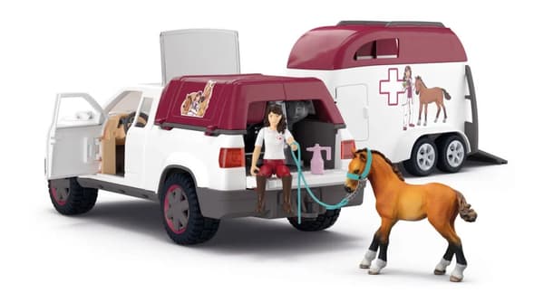Horse Club Mobil Veterinär med Släp Schleich