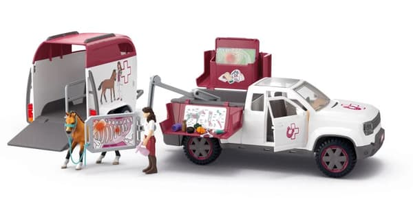 Horse Club Mobil Veterinär med Släp Schleich
