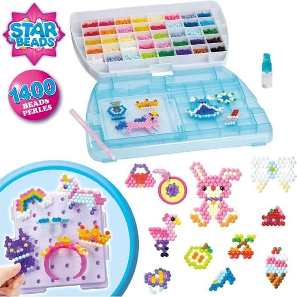 Kunstnerkasse - AQUABEADS - 31914 - 1400 flerfarvede perler