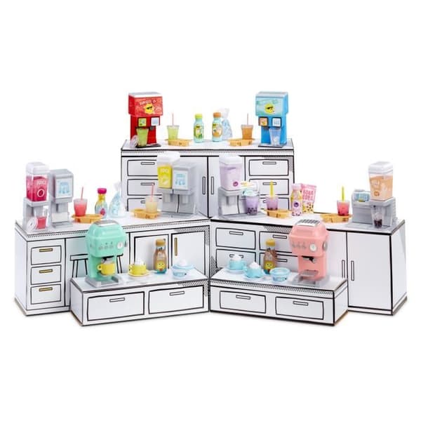 MGA:s Miniverse - Kreativ lek - Minimaskiner för att göra dina minidrinkar - Hartsskapande - Slumpmässig modell!!