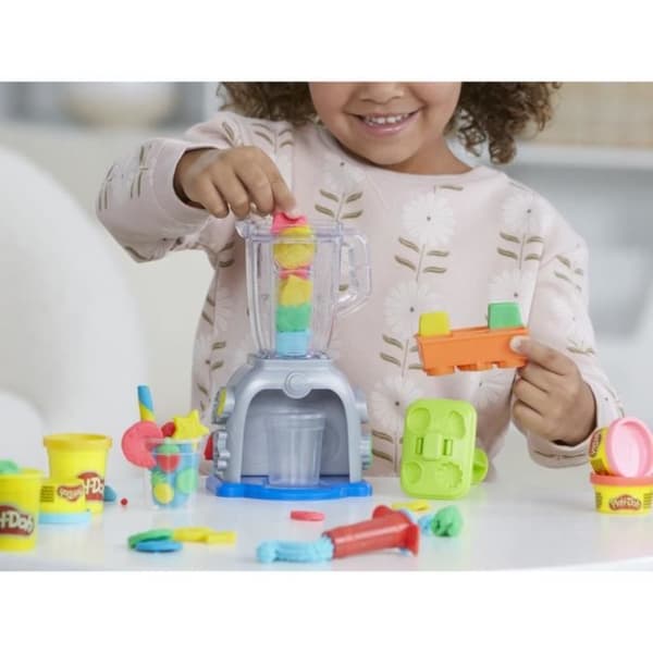 Play-Doh Smoothie Whirl, låtsasleksak med modellera, pyssel för barn från 3 år