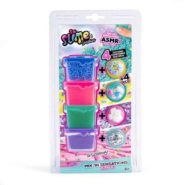 Kanalleksaker - So Slime DIY - Mix'in Sensations 4-pack - Kreativa hobbyer - SSC 232 - Kanalleksaker