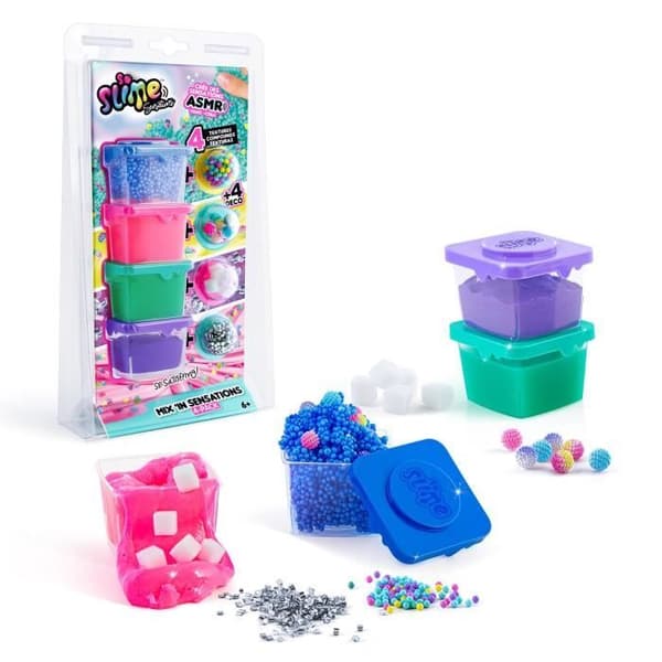 Kanalleksaker - So Slime DIY - Mix'in Sensations 4-pack - Kreativa hobbyer - SSC 232 - Kanalleksaker