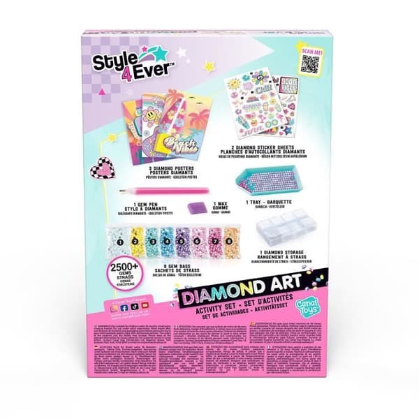 Canal Toys - STYLE 4 EVER - Diamant'art Kit - Kompatibel med Diamond Art LED-hus - OFG 321