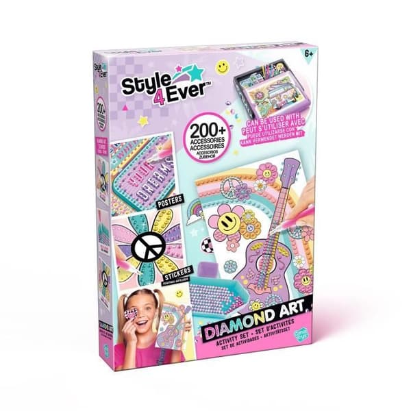 Canal Toys - STYLE 4 EVER - Diamant'art Kit - Kompatibel med Diamond Art LED-hus - OFG 321