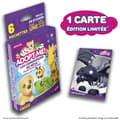 Pikkukuva 2 / 6: Tarrat - PANINI - Adoptoi minut! Roblox - 6-taskuinen läpipainopakkaus - 1 rajoitetun erän kortti - 35 tarraa