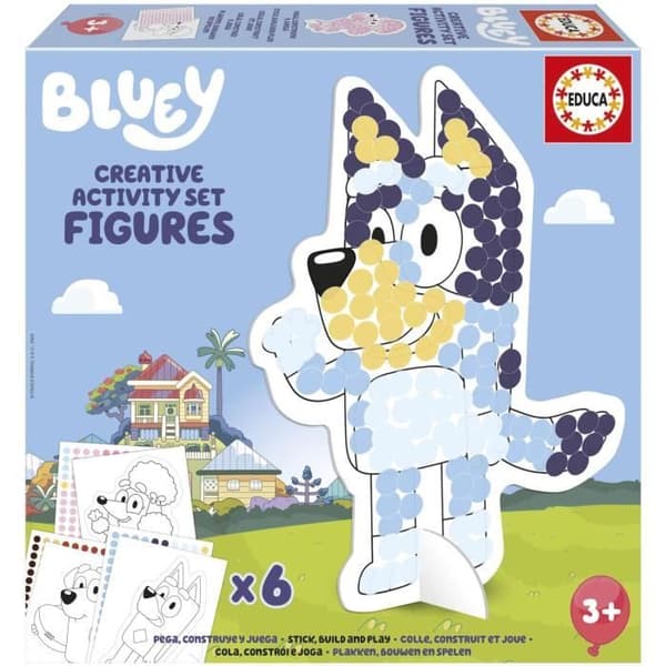 Luova aktiviteettisetti - EDUCA - Bluey Luova aktiviteettisetti – 3D