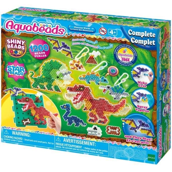 Aquabeads - Dinosauriernas land - Kreativa pärlor för barn