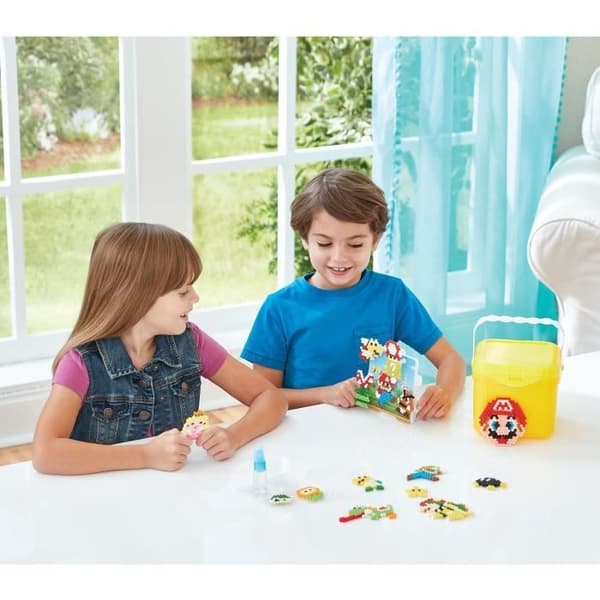 Aquabeads - Super Mario-æsken - Legetøj - Grøn - Super Mario-licens - Velegnet til børn fra 4 år