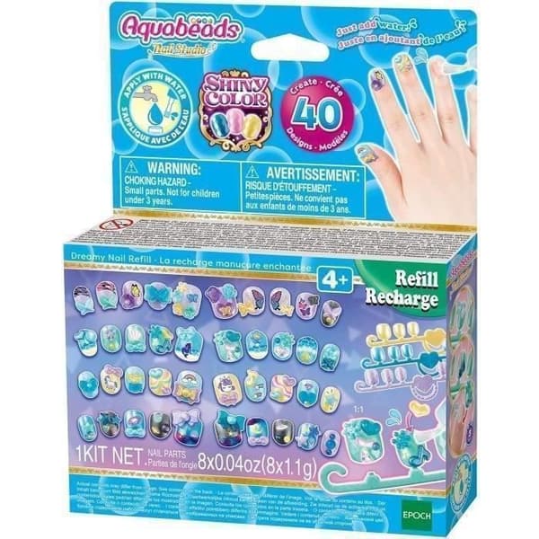 Enchanted Manicure Refill - Aquabeads - Vandbaserede negle til børn
