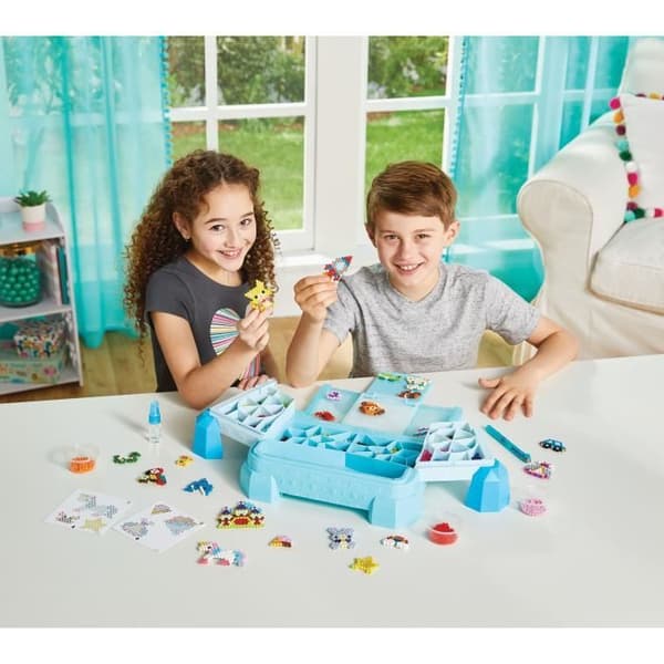 Leksak - AQUABEADS - Min stora kreativa verkstad - Pärlor som monteras med vatten - Flerfärgad/Blå