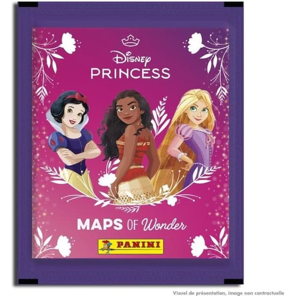 Tarrat - PANINI - Disney Prinsessat 2025 - 36 taskun pakkaus - 180 tarraa