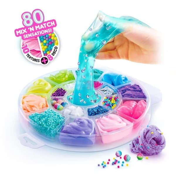 ASMR Tillfredsställande Texturer Fack - Canal Toys - Crazy Sensations - Slem för Barn