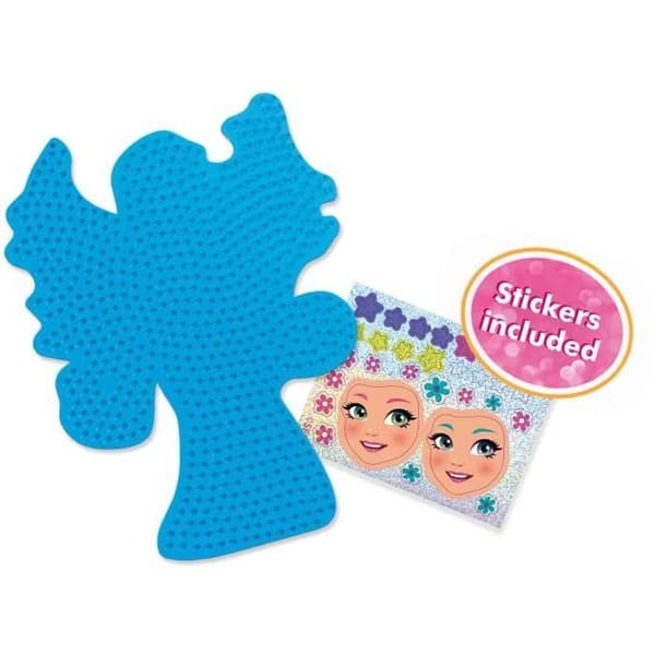 Strygeperler - Feer - SES CREATIVE - Lav smukke feer med 1200 perler og en fe-formet bakke.